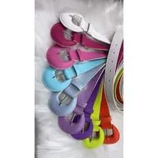 Cinto Feminino Fivela Colorida Redonda Moda Blogueira Plus Cinta