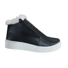 Tenis Botinha Feminino Bota Inverno Forrada Pelos Frio lã peluciada