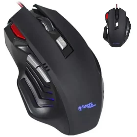 Mouse Gamer Pro Mouse com iluminação em Led