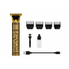 Máquina de Cortar Cabelo Dragão original Aparador de Barba Masculino Sem Fio USB