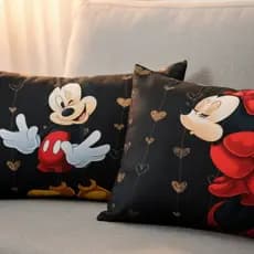 Kit Par de Fronhas Estampada Personalizadas Amor Casal Decoração