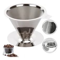 Coador Filtro De Café 102 Inox Peneira Aço Sem Uso De Papel