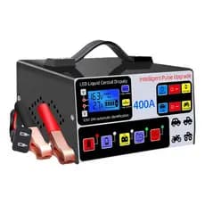 Carregador De Bateria Inteligente 400ah 12v 24v Profissional