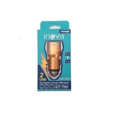 Carregador Veicular 2 USB Rápido Inova
