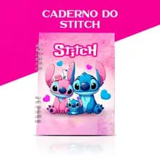 Caderno Lilo e Stitch Escolar 1 matéria