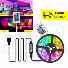 Fita De Led Rgb 5050 Conexão Usb Para Decoração Tv/ Pc/ Carro / Sala/ Quarto