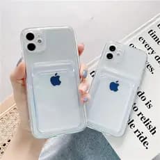 Capa Porta Cartão Capinha Celular IPhone X Xs Xr 7 8 7Plus 8Plus 11 12 12Pro Max 13 13Pro