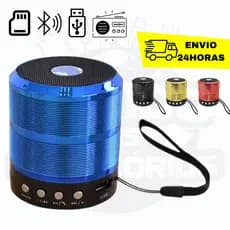Mini Caixa Caixinha De Som Bluetooth Portátil Ws-887 Usb P2 Rádio Fm Call