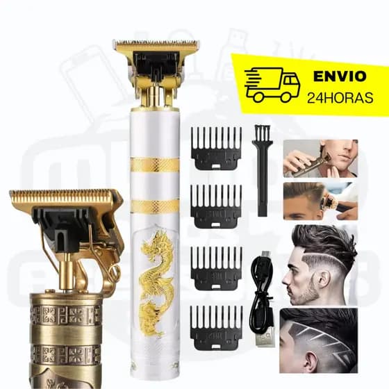 Máquina De Cortar Cabelo Aparador De Pelos Recarregável Dragão