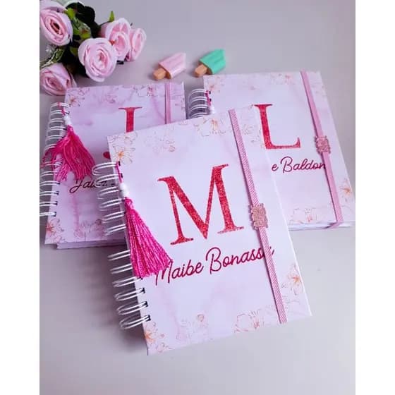 Agenda Planner 2026 l 1 dia por folha Personalizada Diária (Com sua marca/foto/nome/profissão)