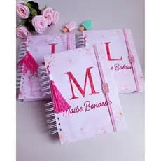 Agenda Planner 2026 l 1 dia por folha Personalizada Diária (Com sua marca/foto/nome/profissão)