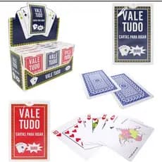 KIT COM 2 BARALHOS VALE TUDO ORIGINAL CARTAS COPAG PARA JOGAR COM OS AMIGOS
