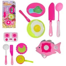 BRINQUEDO INFANTIL FAZ DE CONTA  MEU KIT COZINHA - 7 PEÇAS ART BRINK SORTIDAS