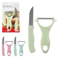 DESCASCADOR E FACA PARA LEGUMES E FRUTAS - ART HOUSE
