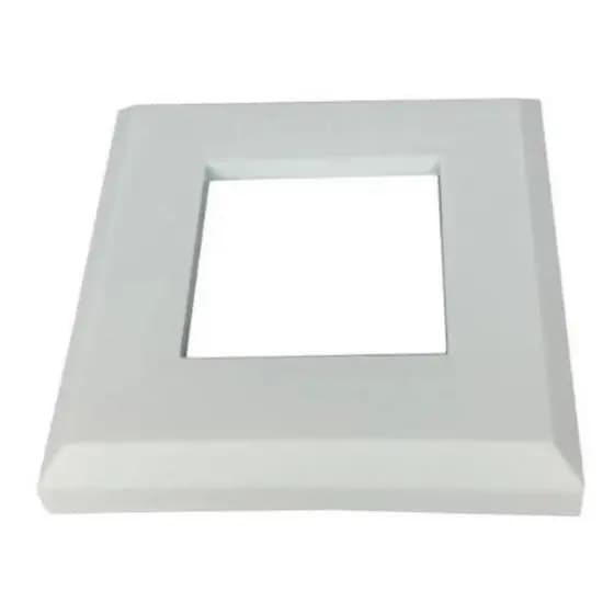CANOPLA QUADRADA 40X40 TUBO CORRIMÃO GUARDA CORPO