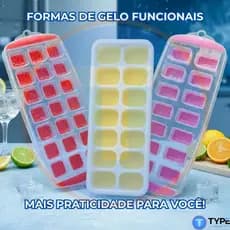 Forma de Gelo Silicone Flexivel Kit Jogo 6 Peças Ice Cubos Grandes para Whisky Drinks Cozinha Flexível Livre de BPA