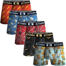 Kit 10 Cueca Box Boxer Infantil Kyron de Microfibra