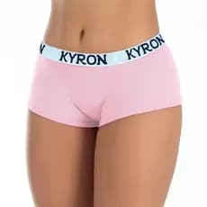 Kit 2 Calcinha Box Boxer Kyron Cueca Feminina De Microfibra