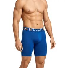 Kit 10 Cueca Box Boxer Ciclista Long Leg Kyron De Microfibra