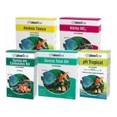 Kit Alcon Labcon Testes Amônia Nitrito Gh , Kh E Ph