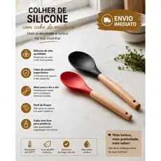 Colher de Silicone 30 cm Utensilio de Cozinha Arroz,resistente