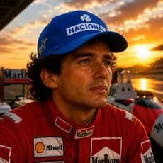 Boné Nacional Original Assinatura Ayrton Senna Retrô Fórmula 1