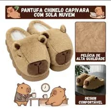 Pantufas De Pelúcia De Capivara, Quentes E Macios De Animais Para Casa