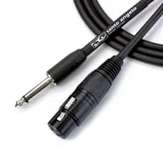 Cabo P/ Microfone --- Santo Angelo XLR Femea X P10 Mono ---- Ninja HG ---- 3 Metros