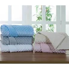 1 Manta De bebê Cobertor Do Bebe Mantinha Microfibra Estampada Para Kit Maternidade 80 x 100 Cm