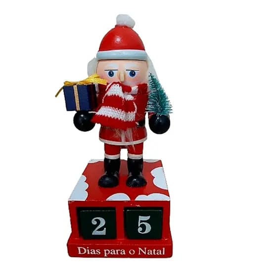 Calendário Natal Contagem Regressiva Soldadinho Quebra Nozes