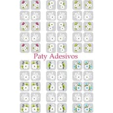 480 Adesivos De Unha 3D Margaridas - Lindas Nail Arte Nova Tecnologia HD 3D 31