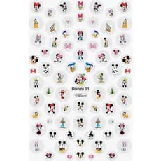 Adesivos De Unha Infantil Turma do Mickey Mouse Minnie Pato Donald Margarida Tecnologia Pelicula 3D