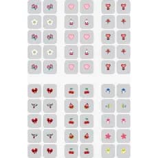Adesivos De Unhas Cereja Fofa Infantil Crianca Nail Designer Atacado Manicure Tecnologia Pelicula 3D