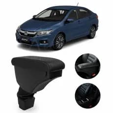 Apoio de Braço Honda City 2015 a 2025 Console Central C/ Porta Objetos Premium Fácil Encaixe