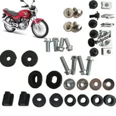 Parafusos Carenagem + Coxim Ybr 125 2000 Ate 2014