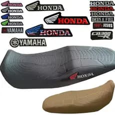Capa Banco Emborrachada Moto Titan Fan Bros Twister YBR Xre Cb