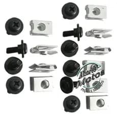 Kit 20 Pçs Presilhas Parafusos Carenagem . Titan 125 150 160 Fan 125 150 160 Biz 100 110 125