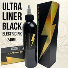 Tinta Ultra Liner Black Electric ink 240ML Tattoo