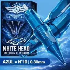 Cartucho Universal para tatuagem white head tattoo pen