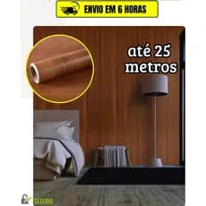 Papel de Parede Madeira Super Autocolante 5m x 45cm- Autoadesivo Luxo Decoração para Cozinha Quarto Sala Fácil Aplicação