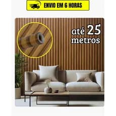 Papel de Parede Ripado Amadeirado Autocolante – Madeira Realista Decoração Parede Para Sala Quarto Escritório Premium