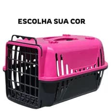 CAIXA TRANSPORTE ANIMAIS N01 CÂES  GATOS COELHOS PORQUINHOS DA ÍNDIA PÁSSAROS