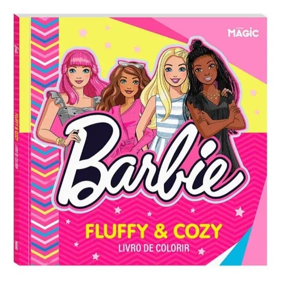 Livro De Colorir Fluffy & Cozy Barbie 48 Páginas Infantil U / Unica, De Fluffy & Cozy. Editora Magic