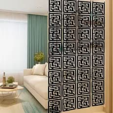 Painel decorativo divisória de ambiente sala cozinha escritório painel em MDF kit 6 12 18 e 24