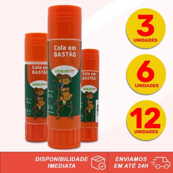 COLA BASTÃO ESCOLAR LEO&LEO 10g