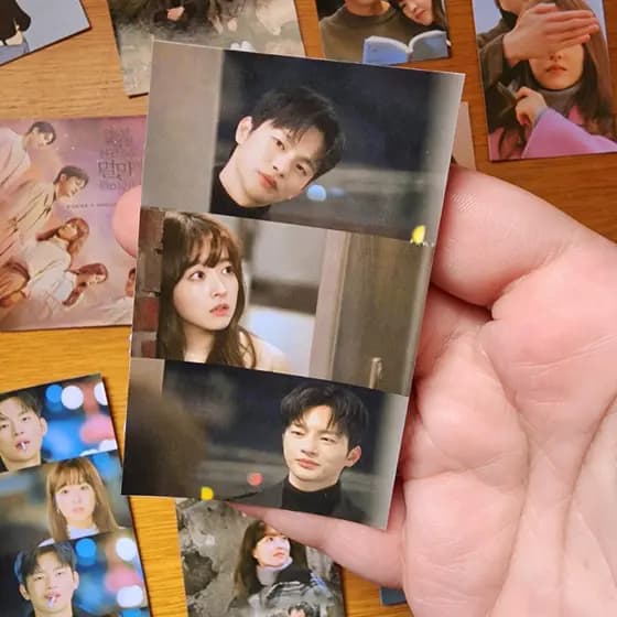 Adesivos em papel fotográfico do Dorama Desgraça ao Seu Dispor