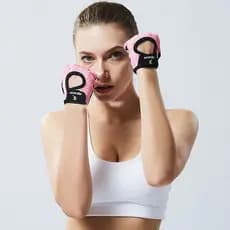 Luva de Meio-Dedo de Malha Respirável Antiderrapante para Exercícios Fitness/Academia/Halterofilismo/Ciclismo/Esportes