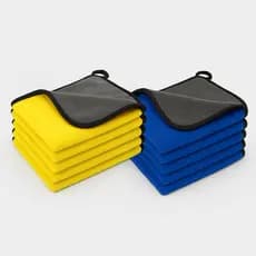 Pano Flanela Microfibra 30x40cm Limpeza Automotiva Dupla Toalha Carro Moto Premium 600GSM