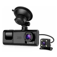 Câmera Veicular Carro Wifi App Interna Externa e Ré Full HD 1080P Com Visão Noturna