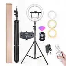 Ring Light Grande Led 36 Cm  com Tripé 2m Controle